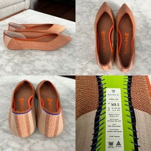 Rothy’s Merino wool herringbone points, 8.5